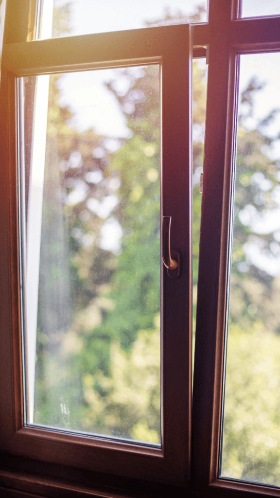 Beispiel eines handelsüblichen Fensters.