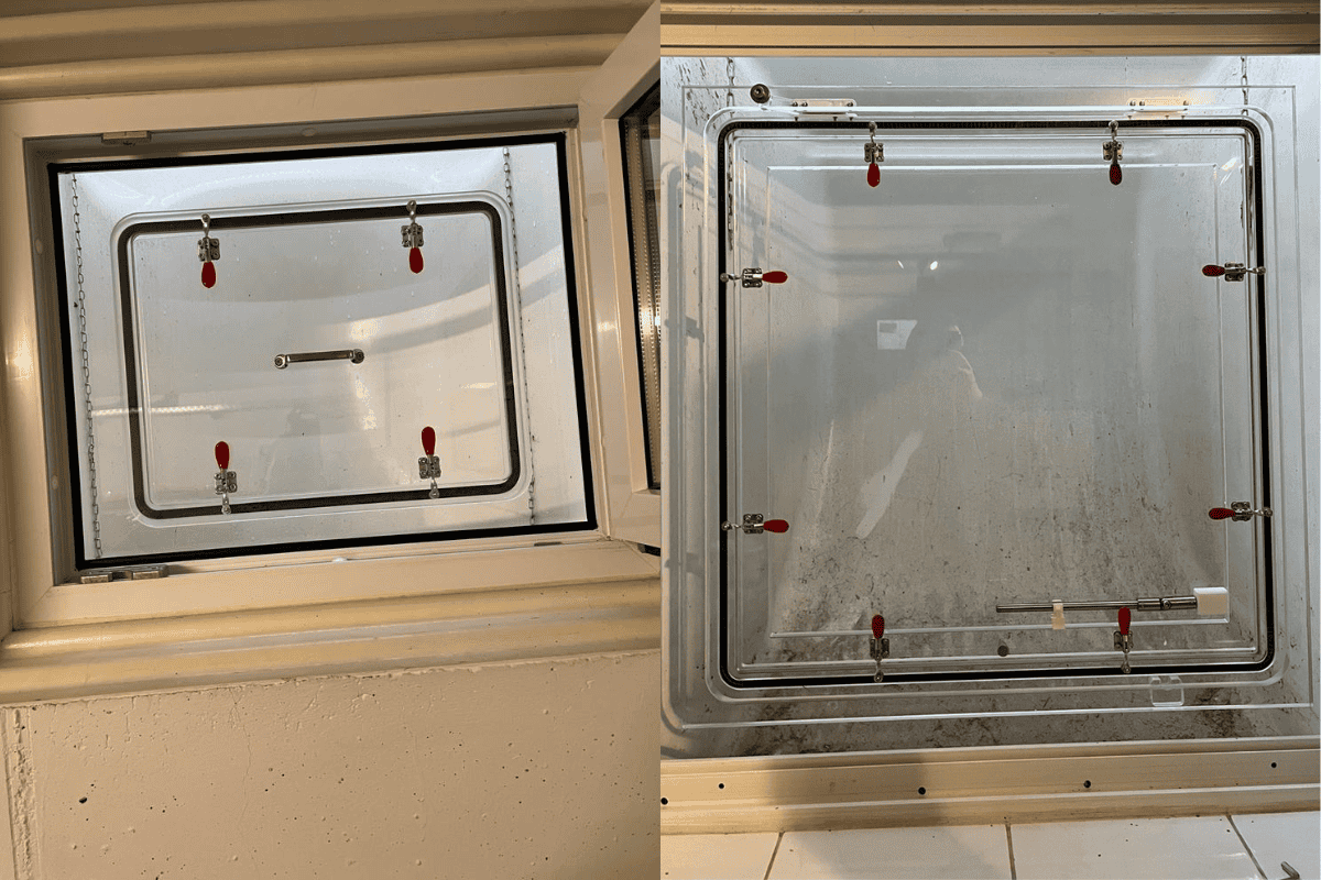 Fenster-Acrylschott zur Nachrüstung