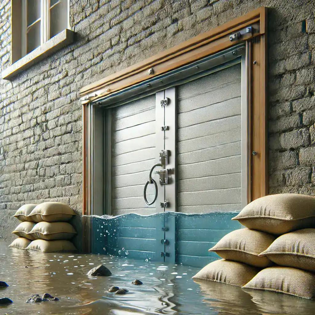 Optimierte Version von dalle-2025-03-12-07-18-14-a-realistic-image-of-a-basement-door-protected-against-flooding-the-door-has-a-securely-attached-flood-barrier-with-water-pressing-against-it-but-no